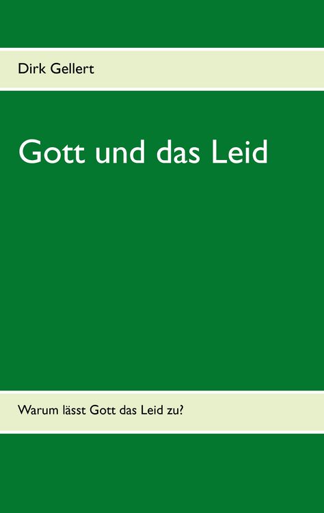 Produktbild: Gott und das Leid