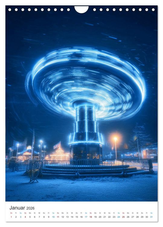 Produktbild: Lichtkarussell (Wandkalender 2026 DIN A4 hoch), CALVENDO Monatskalender