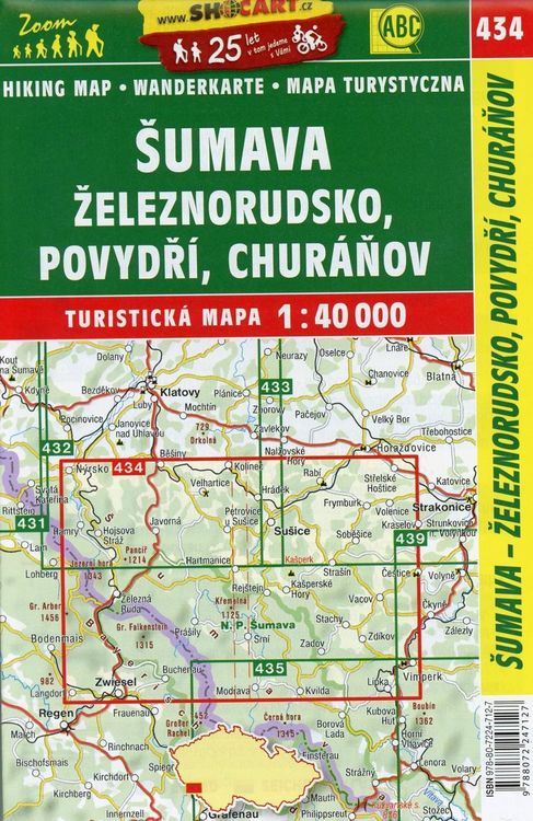 Produktbild: Wanderkarte Tschechien Sumava - Zeleznorudsko, Povydri, Churanov 1 : 40 000