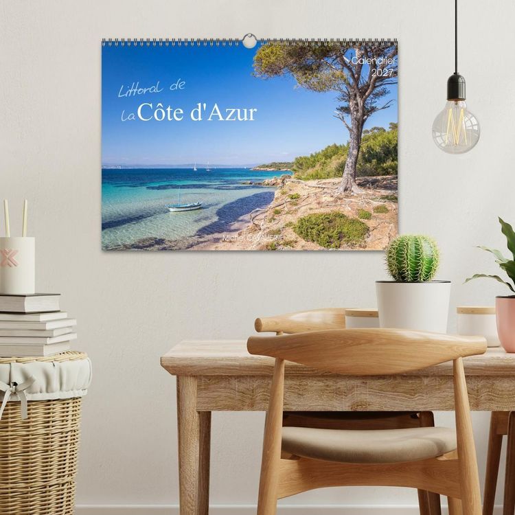 Produktbild: Littoral de la C&ocirc;te d'Azur (Calendrier mural 2027 DIN A3 vertical), CALVENDO calendrier mensuel