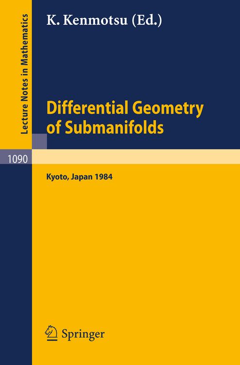 Produktbild: Differential Geometry of Submanifolds