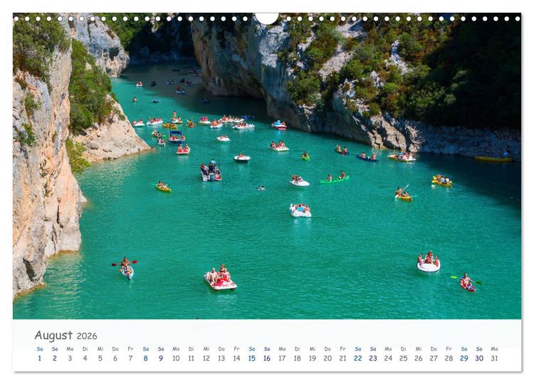 Produktbild: Provence-Alpes-C&ocirc;te d&rsquo;Azur (Wandkalender 2026 DIN A3 quer), CALVENDO Monatskalender