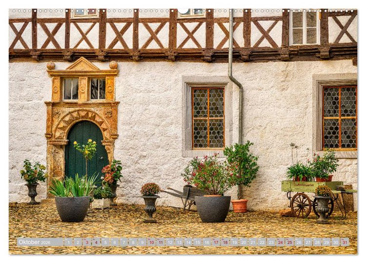 Produktbild: Quedlinburg - 1000 Jahre Geschichte im Harz (Wandkalender 2026 DIN A2 quer), CALVENDO Monatskalender
