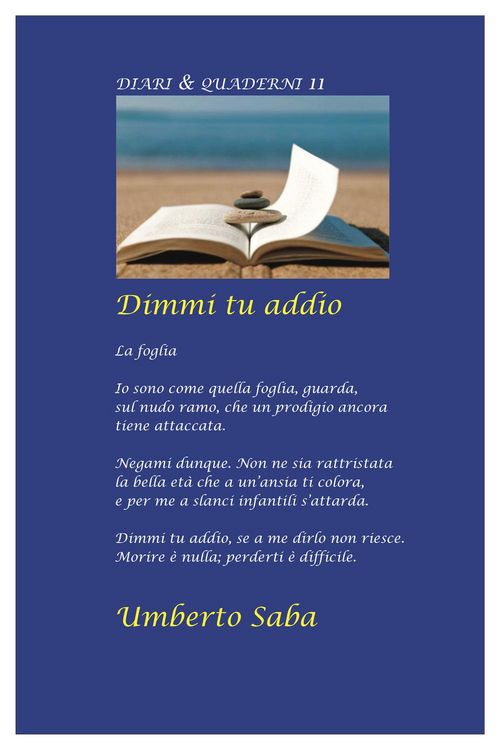 Produktbild: Dimmi tu addio