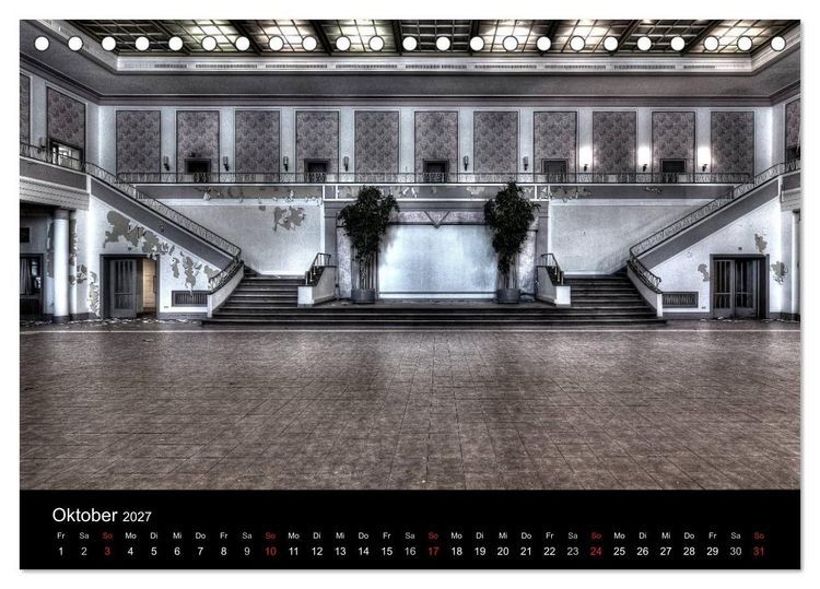 Produktbild: Verlassene Orte - Berlin - Brandenburg (Tischkalender 2027 DIN A5 quer), CALVENDO Monatskalender