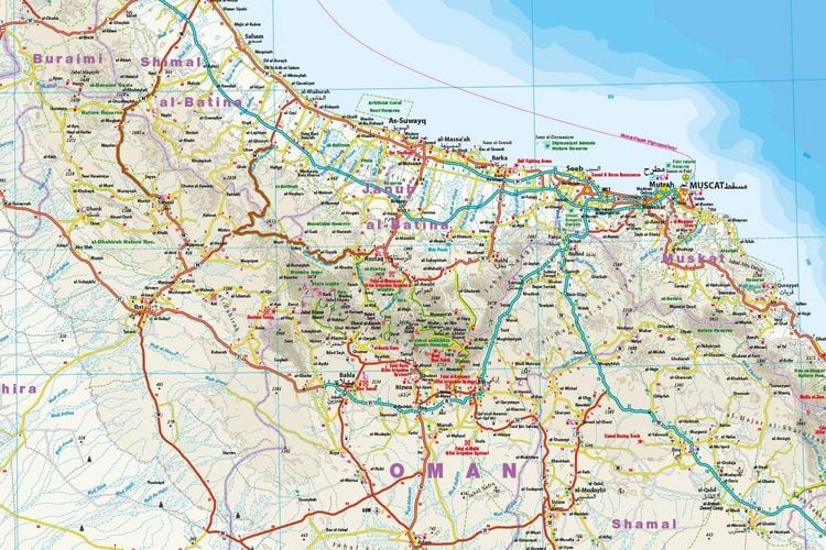 Produktbild: Reise Know-How Landkarte Oman (1:850.000)