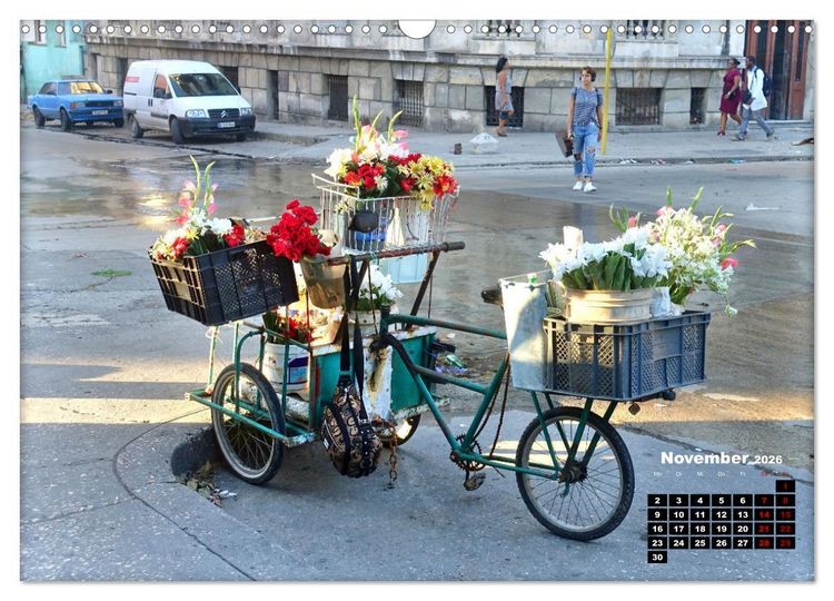Produktbild: Fahrrad-H&auml;ndler - Handel und Wandel in Havanna (Wandkalender 2026 DIN A3 quer), CALVENDO Monatskalender
