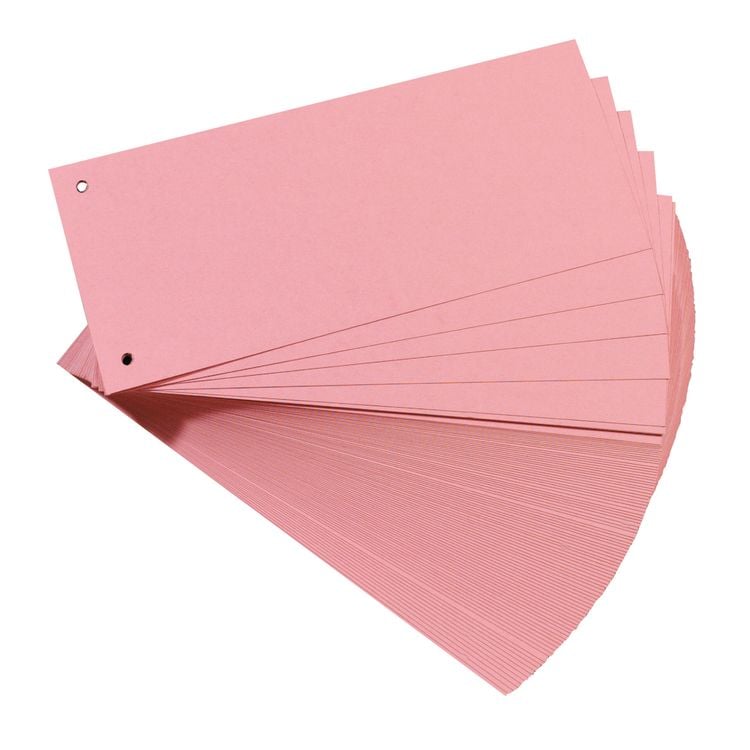 Produktbild: Herlitz Trennstreifen rosa 100er Set