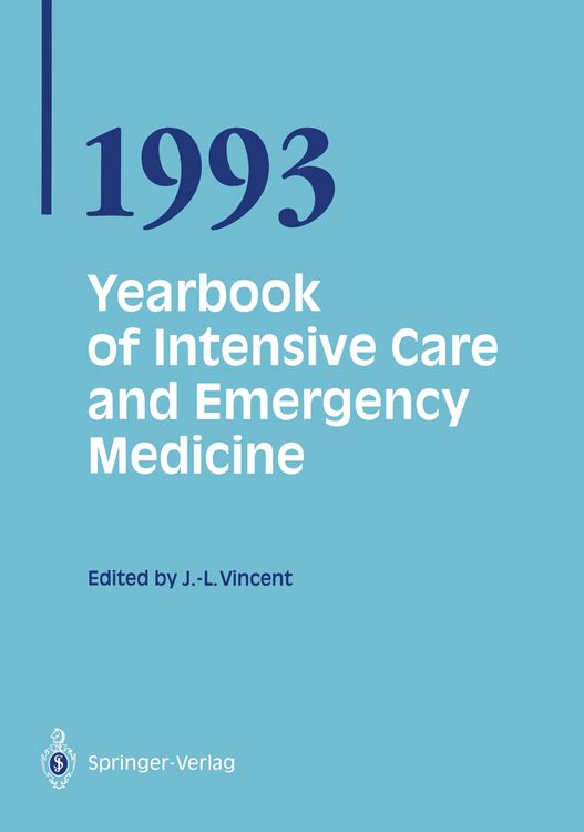 Produktbild: Yearbook of Intensive Care and Emergency Medicine 1993