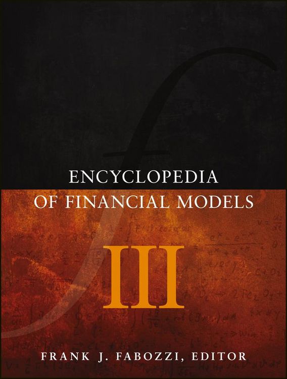 Produktbild: Encyclopedia of Financial Models, Volume III
