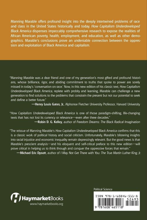 Produktbild: How Capitalism Underdeveloped Black America