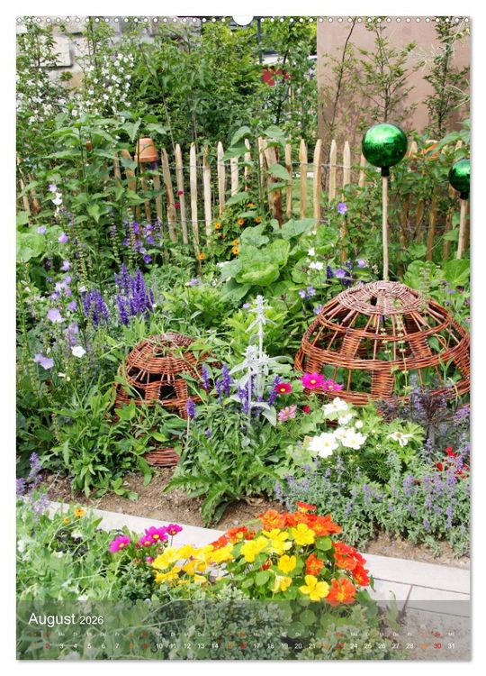 Produktbild: Ferien im Garten (Wandkalender 2026 DIN A2 hoch), CALVENDO Monatskalender