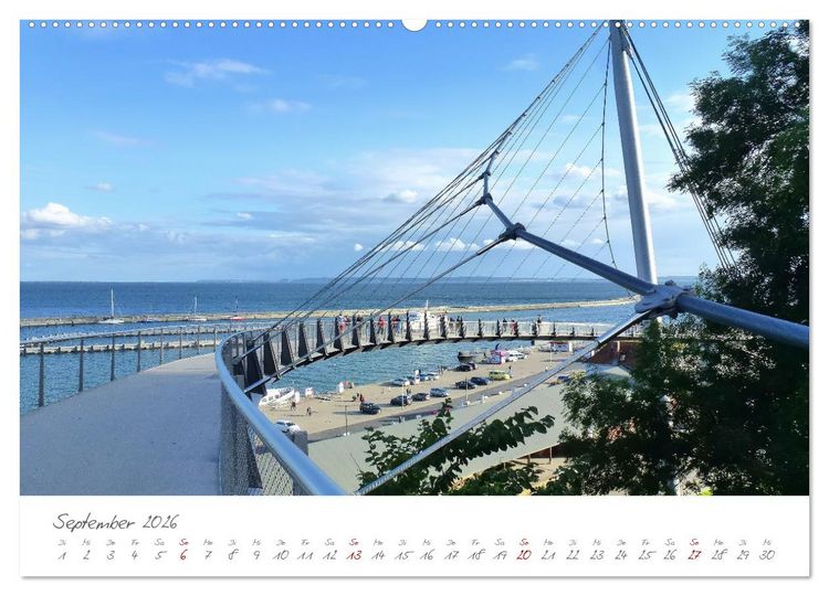Produktbild: Mein Sassnitz - Hafenstadt und Erholungsort an der Kreidek&uuml;ste von R&uuml;gen (hochwertiger Premium Wandkalender 2026 DIN A2 quer), Kunstdruck in Hochglanz
