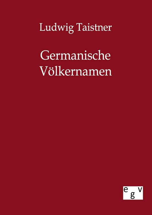 Produktbild: Germanische V&ouml;lkernamen