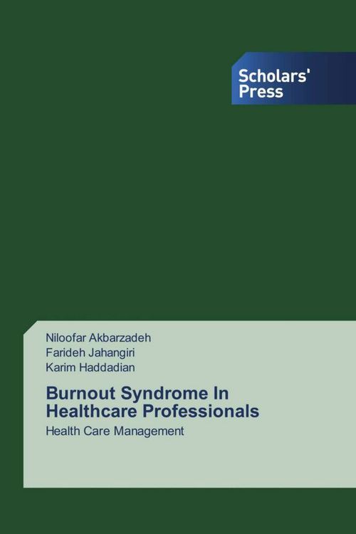 Produktbild: Burnout Syndrome In Healthcare Professionals