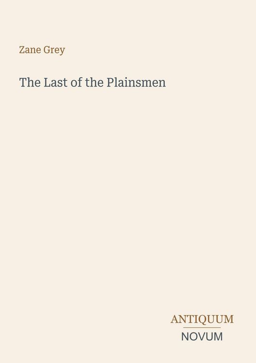 Produktbild: The Last of the Plainsmen