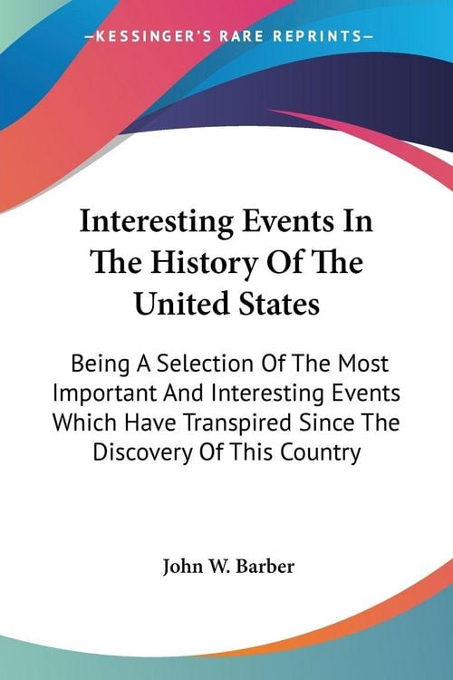 Produktbild: Interesting Events In The History Of The United States