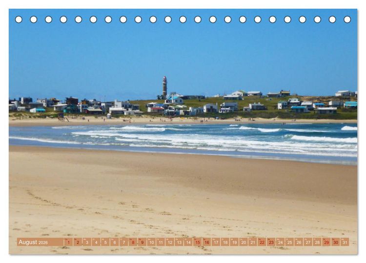 Produktbild: Uruguay - Bienvenido al R&iacute;o de la Plata (Tischkalender 2026 DIN A5 quer), CALVENDO Monatskalender