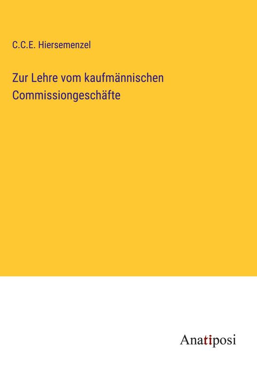 Produktbild: Zur Lehre vom kaufm&auml;nnischen Commissiongesch&auml;fte