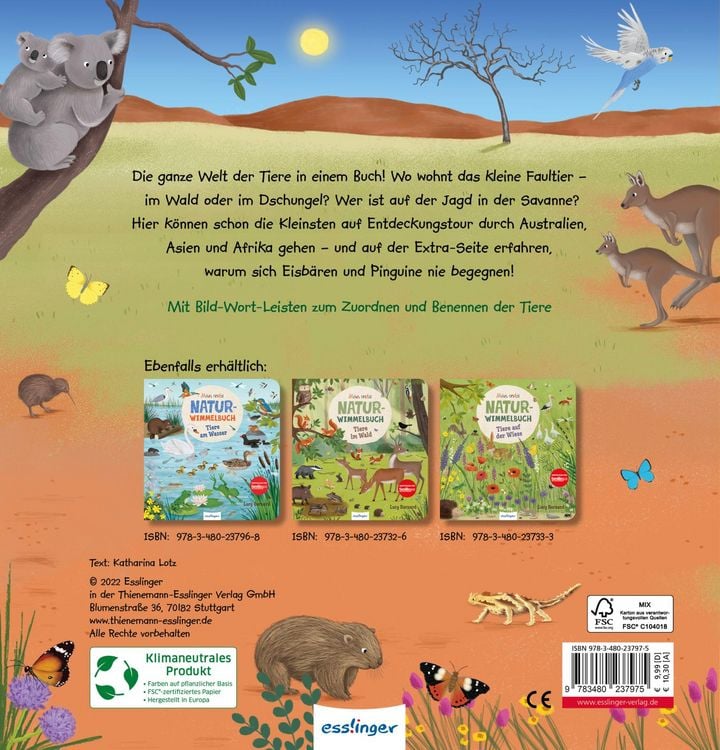 Produktbild: Mein erstes Natur-Wimmelbuch: Tiere aus aller Welt