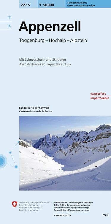 Produktbild: Swisstopo 1 : 50 000 Appenzell Ski
