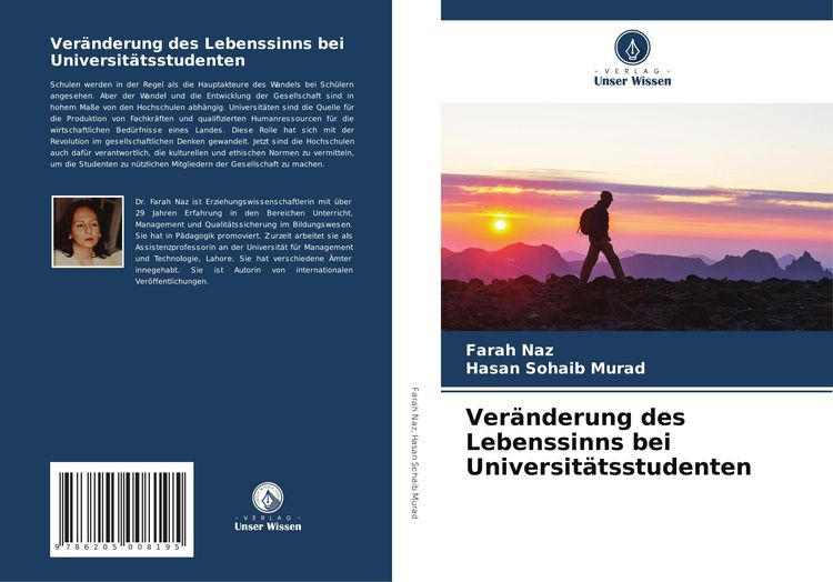 Produktbild: Ver&auml;nderung des Lebenssinns bei Universit&auml;tsstudenten