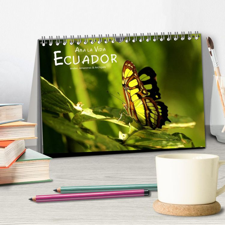 Produktbild: Ama la Vida Ecuador (Tischkalender 2026 DIN A5 quer), CALVENDO Monatskalender