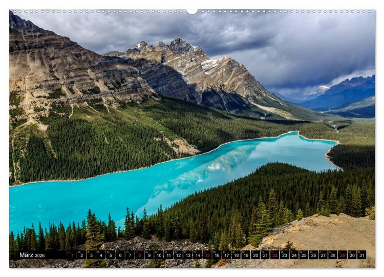 Produktbild: West-Kanada (Wandkalender 2026 DIN A2 quer), CALVENDO Monatskalender