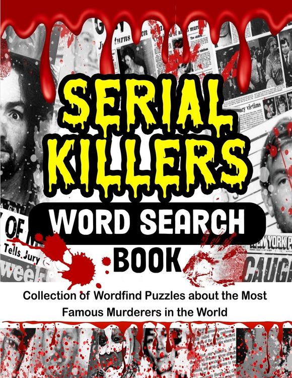 Produktbild: Serial Killers Word Search Book