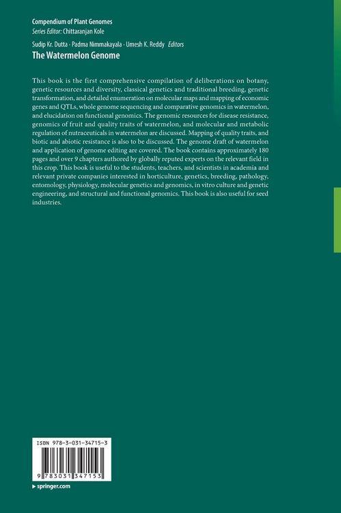 Produktbild: The Watermelon Genome