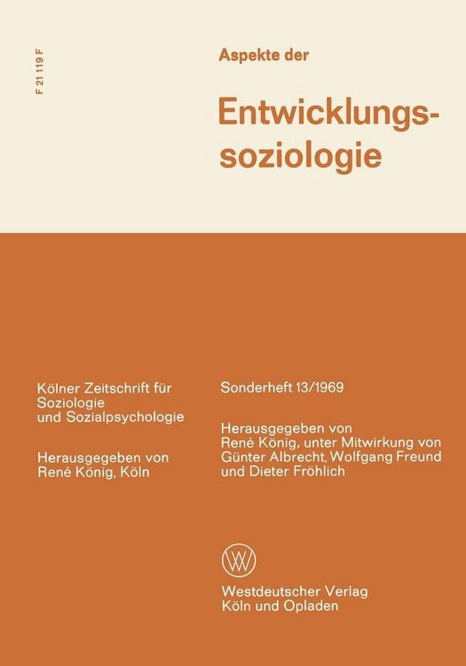 Produktbild: Aspekte der Entwicklungssoziologie
