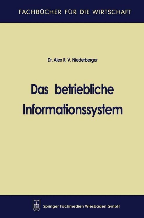 Produktbild: Das betriebliche Informationssystem