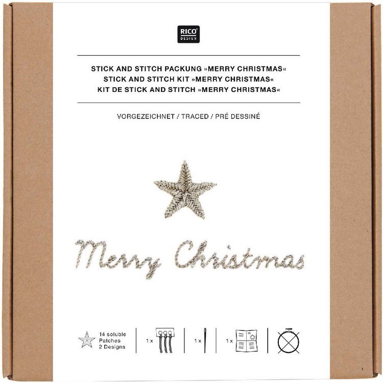 Produktbild: Stick and Stitch Packung Merry Christmas