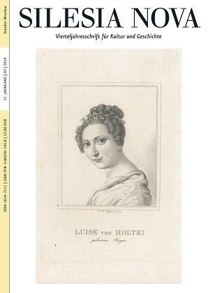 Produktbild: Silesia Nova. Zeitschrift f&uuml;r Kultur und Geschichte / Silesia Nova
