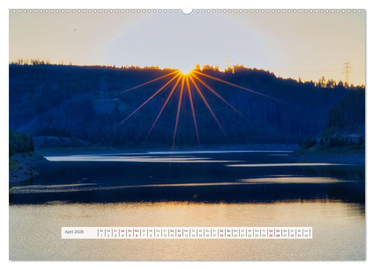 Produktbild: Die Sch&ouml;nheit des Th&uuml;ringer Waldes (Wandkalender 2026 DIN A2 quer), CALVENDO Monatskalender