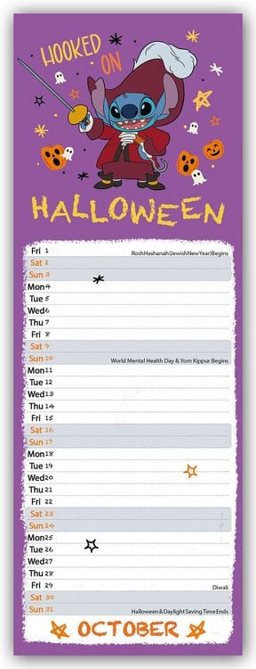 Produktbild: Disney Stitch 2027 &ndash; Slimline-Kalender