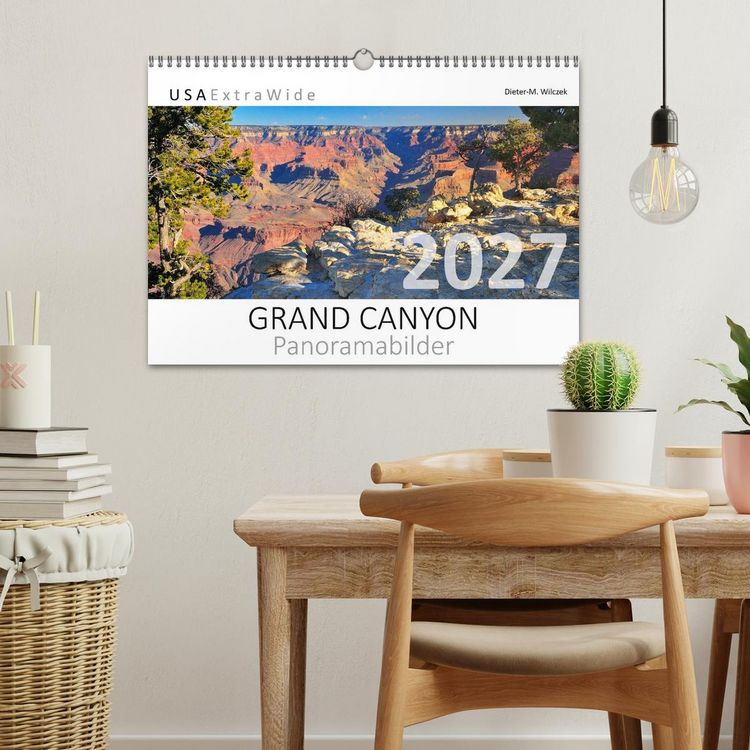 Produktbild: GRAND CANYON Panoramabilder (Wandkalender 2027 DIN A3 quer), CALVENDO Monatskalender