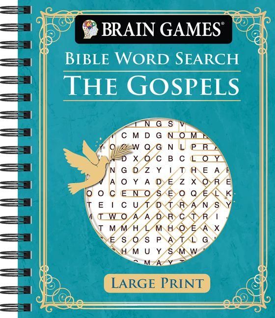 Produktbild: Brain Games - Bible Word Search: The Gospels - Large Print