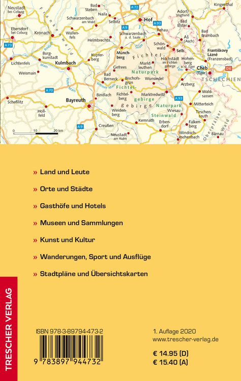 Produktbild: TRESCHER Reisef&uuml;hrer Fichtelgebirge