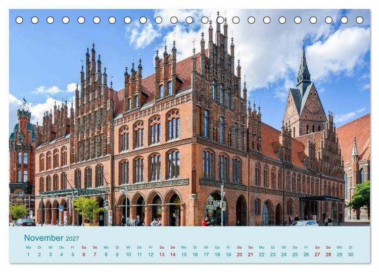 Produktbild: Hannover Die Metropole Niedersachsens (Tischkalender 2027 DIN A5 quer), CALVENDO Monatskalender