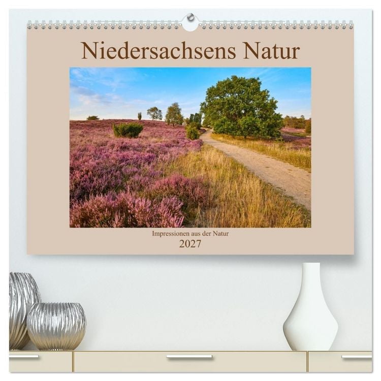 Produktbild: Niedersachsens Natur (hochwertiger Premium Wandkalender 2027 DIN A2 quer), Kunstdruck in Hochglanz