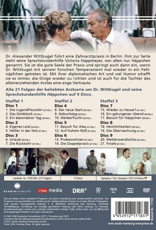 Produktbild: Zahn um Zahn - Die komplette Serie (DDR-TV-Archiv) [9 DVDs]