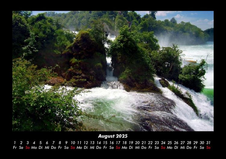 Produktbild: Wasserf&auml;lle 2025 Fotokalender DIN A3