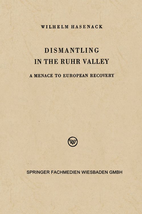 Produktbild: Dismantling in the Ruhr Valley