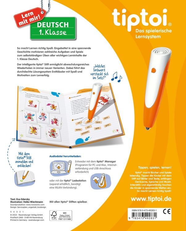 Produktbild: tiptoi&reg; Lern mit mir! - Deutsch 1. Klasse