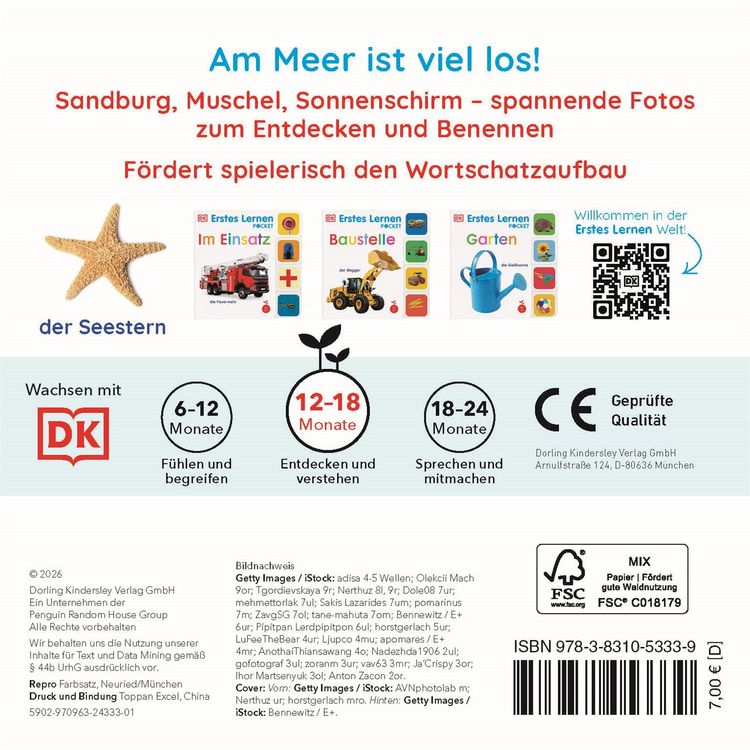 Produktbild: Erstes Lernen Pocket. Am Meer