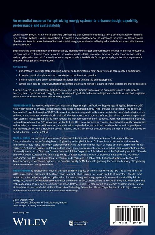Produktbild: Optimization of Energy Systems