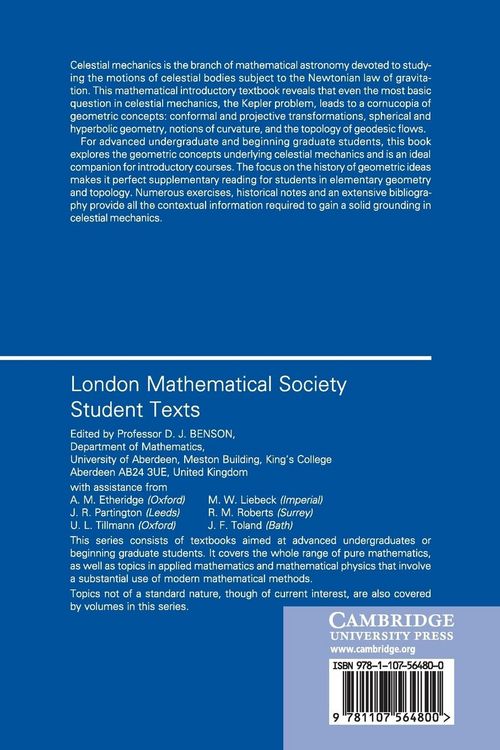 Produktbild: The Geometry of Celestial Mechanics