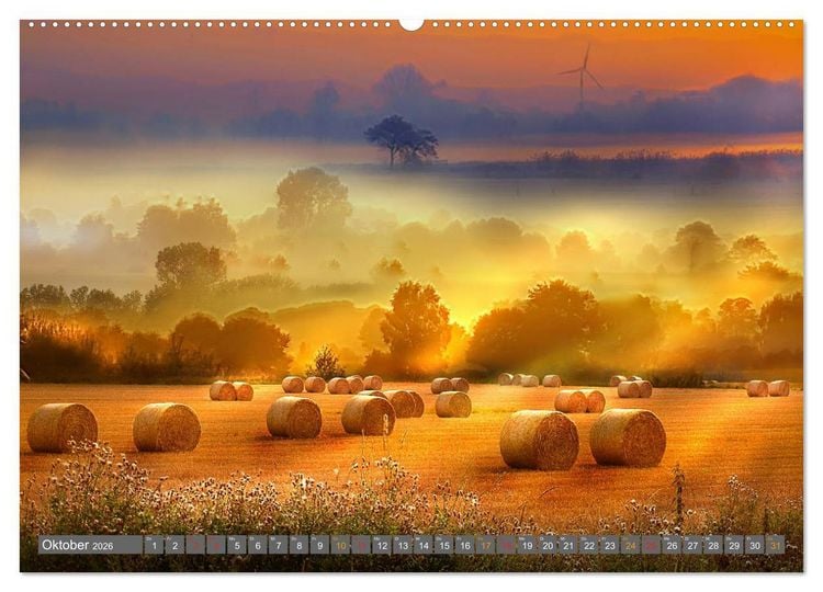 Produktbild: Friesland, verzauberte Landschaft an der Nordsee (Wandkalender 2026 DIN A2 quer), CALVENDO Monatskalender
