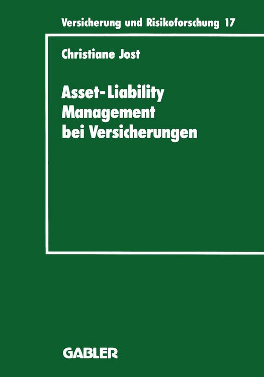 Produktbild: Asset-Liability Management bei Versicherungen